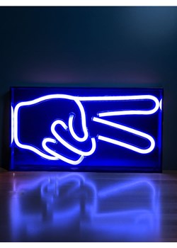 Sinsay - Lampa - niebieski ze sklepu Sinsay w kategorii Lampy stołowe - zdjęcie 179493040