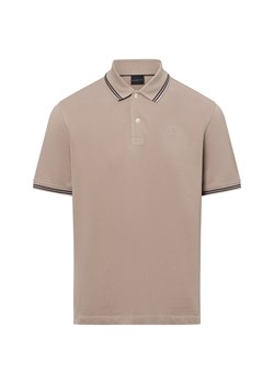 Bugatti Męska koszulka polo Mężczyźni Bawełna beżowy jednolity ze sklepu vangraaf w kategorii T-shirty męskie - zdjęcie 179497994