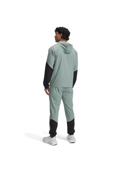 Męski dres komplet treningowy Under Armour UA M\'s Challenger Pro Tracksuit - zielony ze sklepu Sportstylestory.com w kategorii Spodnie męskie - zdjęcie 179507083
