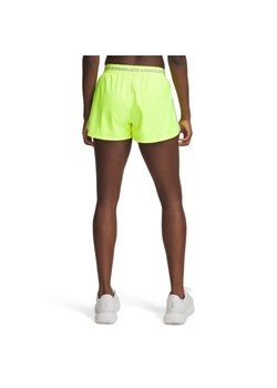 Damskie spodenki treningowe Under Armour Tech Play Up Shorts - zielone ze sklepu Sportstylestory.com w kategorii Szorty - zdjęcie 179507113