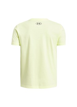 Chłopięcy t-shirt basic Under Armour UA B Sportstyle Lc SS - żółty ze sklepu Sportstylestory.com w kategorii T-shirty chłopięce - zdjęcie 179507202