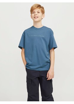 JACK &amp; JONES Junior Koszulka w kolorze niebieskim ze sklepu Limango Polska w kategorii T-shirty chłopięce - zdjęcie 179508294