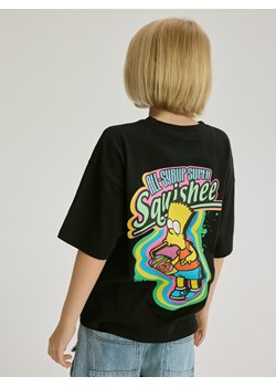 Reserved - T-shirt The Simpsons - czarny ze sklepu Reserved w kategorii T-shirty chłopięce - zdjęcie 179511193