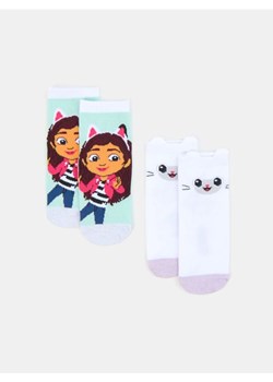Sinsay - Skarpetki 2 pack Gabby's Dollhouse - wielobarwny ze sklepu Sinsay w kategorii Skarpetki dziecięce - zdjęcie 179513981