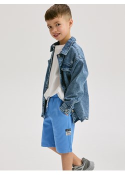 Reserved - Bawełniane szorty - niebieski ze sklepu Reserved w kategorii Spodenki chłopięce - zdjęcie 179525770