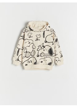 Reserved - Bluza oversize Snoopy - kremowy ze sklepu Reserved w kategorii Bluzy i swetry - zdjęcie 179525970