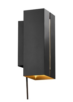 Nordlux Lampa ścienna LED &quot;Curtiz&quot; w kolorze czarnym - wys. 18 cm ze sklepu Limango Polska w kategorii Lampy ścienne - zdjęcie 179530262
