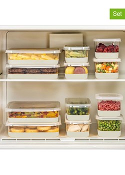 Violeta Home Pojemniki (12 szt.) w kolorze szarym ze sklepu Limango Polska w kategorii Pojemniki kuchenne - zdjęcie 179530464