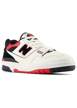 New Balance Skórzane sneakersy &quot;550&quot; w kolorze biało-czerwonym ze sklepu Limango Polska w kategorii Buty sportowe damskie - zdjęcie 179531720