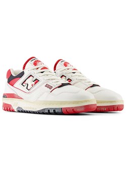 New Balance Skórzane sneakersy &quot;550&quot; w kolorze kremowo-czerwonym ze sklepu Limango Polska w kategorii Buty sportowe damskie - zdjęcie 179531724