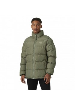 Męska kurtka puchowa pikowana dwustronna Helly Hansen Men\'s Yu 23 Reversible Puffer - zielona ze sklepu Sportstylestory.com w kategorii Kurtki męskie - zdjęcie 179535852