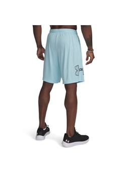 Męskie spodenki treningowe Under Armour Tech Graphic Short - niebieskie ze sklepu Sportstylestory.com w kategorii Spodenki męskie - zdjęcie 179536421