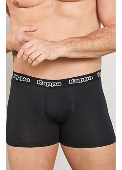 Kappa 2-pack bokserki męskie bawełniane z logowaną gumą K1211, Kolor czarny, Rozmiar S, Kappa ze sklepu Primodo w kategorii Majtki męskie - zdjęcie 179537891