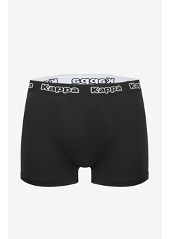 Kappa 3-pack bokserki męskie bawełniane czarne z logowaną gumą K1221, Kolor czarny, Rozmiar M, Kappa ze sklepu Primodo w kategorii Majtki męskie - zdjęcie 179537902