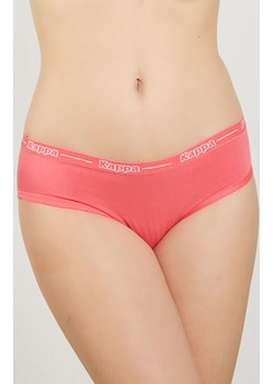 Kappa różowe figi damskie bawełniane w sportowym stylu K2140, Kolor różowy, Rozmiar S, Kappa ze sklepu Intymna w kategorii Majtki damskie - zdjęcie 179538463