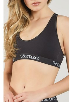 Kappa czarny biustonosz sportowy K2150, Kolor czarny, Rozmiar S/M, Kappa ze sklepu Intymna w kategorii Biustonosze - zdjęcie 179538471