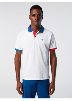 North Sails Koszulka polo w kolorze biało-niebieskim ze sklepu Limango Polska w kategorii T-shirty męskie - zdjęcie 179538694