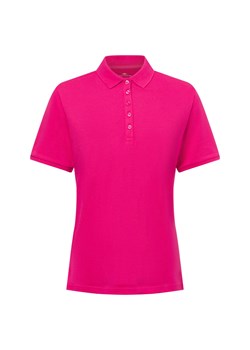 Fynch-Hatton Damska koszulka polo Kobiety Bawełna wyrazisty róż jednolity ze sklepu vangraaf w kategorii Bluzki damskie - zdjęcie 179569001