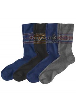 Zestaw 4 par żakardowych skarpet - id: 14134136 - marki Atlas For Men - 179569212 Zestaw 4 par żakardowych skarpet ze sklepu Atlas For Men w kategorii Skarpetki dziecięce - zdjęcie 179569212
