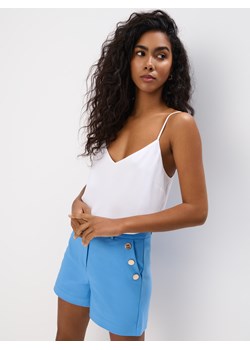 Mohito - Top basic - biały ze sklepu Mohito w kategorii Bluzki damskie - zdjęcie 179569331