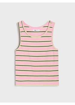 Sinsay - Koszulka bez rękawów z elastycznej dzianiny - wielobarwny ze sklepu Sinsay w kategorii T-shirty chłopięce - zdjęcie 179572504