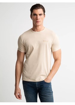 Koszulka męska melanżowa beżowa Fredris 801 ze sklepu Big Star w kategorii T-shirty męskie - zdjęcie 179580992