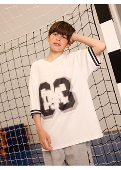Reserved - T-shirt z nadrukiem - biały ze sklepu Reserved w kategorii T-shirty chłopięce - zdjęcie 179582933