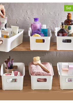 Violeta Home Koszyki (6 szt.) w kolorze białym - 31 x 17 x 10,5 cm ze sklepu Limango Polska w kategorii Pojemniki kuchenne - zdjęcie 179584121