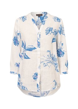 Franco Callegari Damska bluzka lniana Kobiety len biały wzorzysty ze sklepu vangraaf w kategorii Bluzki damskie - zdjęcie 179585530