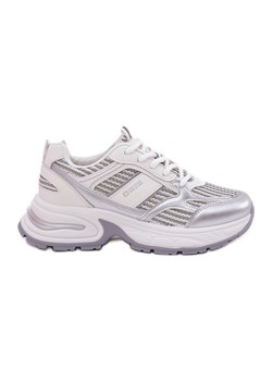 Sneakersy Damskie Big Star RR274A195 Białe ze sklepu ButyModne.pl w kategorii Buty sportowe damskie - zdjęcie 179595892