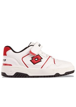 Buty dziecięce Lotto Boxscore K 2601010K-1030 - biało-czerwone ze sklepu streetstyle24.pl w kategorii Buty sportowe dziecięce - zdjęcie 179598011