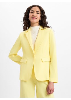 More & More Modułowy blezer damski Kobiety żółty jednolity ze sklepu vangraaf w kategorii Marynarki damskie - zdjęcie 179599063