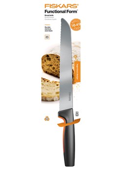 Fiskars Nóż &quot;Functional Form&quot; w kolorze czarnym do chleba - dł. 41 cm ze sklepu Limango Polska w kategorii Noże kuchenne - zdjęcie 179604271