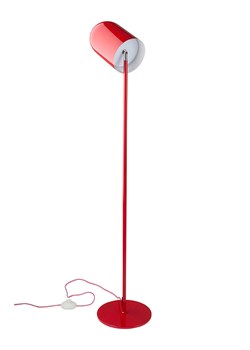 Jotex Lampa stojąca &quot;Ara&quot; w kolorze czerwonym - wys. 130 cm ze sklepu Limango Polska w kategorii Lampy podłogowe - zdjęcie 179604351