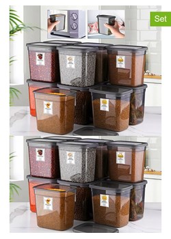 Violeta Home Pojemniki (24 szt.) w kolorze antracytowym - 2 l ze sklepu Limango Polska w kategorii Pojemniki kuchenne - zdjęcie 179604461