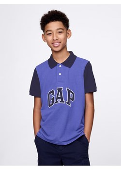 GAP Koszulka polo w kolorze niebieskim ze sklepu Limango Polska w kategorii T-shirty chłopięce - zdjęcie 179604510