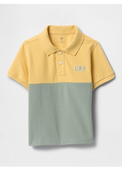 GAP Koszulka polo w kolorze zielono-żółtym ze sklepu Limango Polska w kategorii T-shirty chłopięce - zdjęcie 179604770