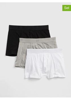 GAP Bokserki (3 pary) w kolorze biało-szarym ze sklepu Limango Polska w kategorii Majtki męskie - zdjęcie 179605020