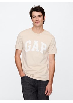 GAP Koszulka w kolorze beżowym ze sklepu Limango Polska w kategorii T-shirty męskie - zdjęcie 179605133