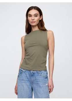 GAP Top w kolorze khaki ze sklepu Limango Polska w kategorii Bluzki damskie - zdjęcie 179605344