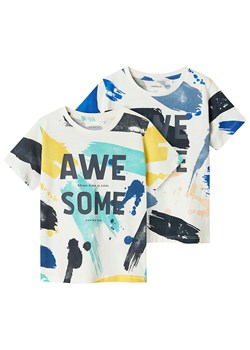 name it Koszulki (2 szt.) w kolorze białym ze wzorem ze sklepu Limango Polska w kategorii T-shirty chłopięce - zdjęcie 179605812