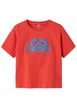 name it Koszulka w kolorze czerwonym ze sklepu Limango Polska w kategorii T-shirty chłopięce - zdjęcie 179606593