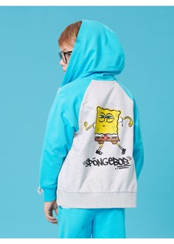 Sinsay - Rozpinana bluza z kapturem SpongeBob - szary ze sklepu Sinsay w kategorii Bluzy chłopięce - zdjęcie 179613622