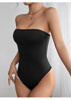 Modelujące body bez ramiączek - Czarny XS ze sklepu Intimica.pl w kategorii Body damskie - zdjęcie 179623643