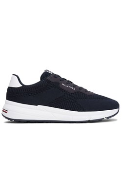 Buty Tommy Hilfiger Lightweight RWB Knit FM0FM05423-DW5 - granatowe ze sklepu streetstyle24.pl w kategorii Buty sportowe męskie - zdjęcie 179630371