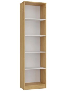 Otwarty regał biurowy 50 cm dąb artisan + biały R7-M16 ze sklepu Edinos.pl w kategorii Regały i witryny - zdjęcie 179635410