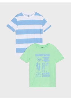 Sinsay - Koszulki z krótkim rękawem 2 pack - zielony ze sklepu Sinsay w kategorii T-shirty chłopięce - zdjęcie 179642620