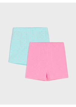 Sinsay - Krótkie legginsy 2 pack - wielobarwny - id: 165ED-MLC - marki Sinsay - 179642623 Sinsay - Krótkie legginsy 2 pack - wielobarwny ze sklepu Sinsay w kategorii Spodenki dziewczęce - zdjęcie 179642623