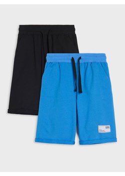 Sinsay - Szorty dresowe 2 pack - niebieski ze sklepu Sinsay w kategorii Spodenki chłopięce - zdjęcie 179642712