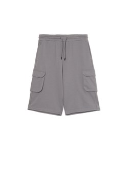 Cropp - Dresowe szare szorty long - szary ze sklepu Cropp w kategorii Spodenki męskie - zdjęcie 179643141